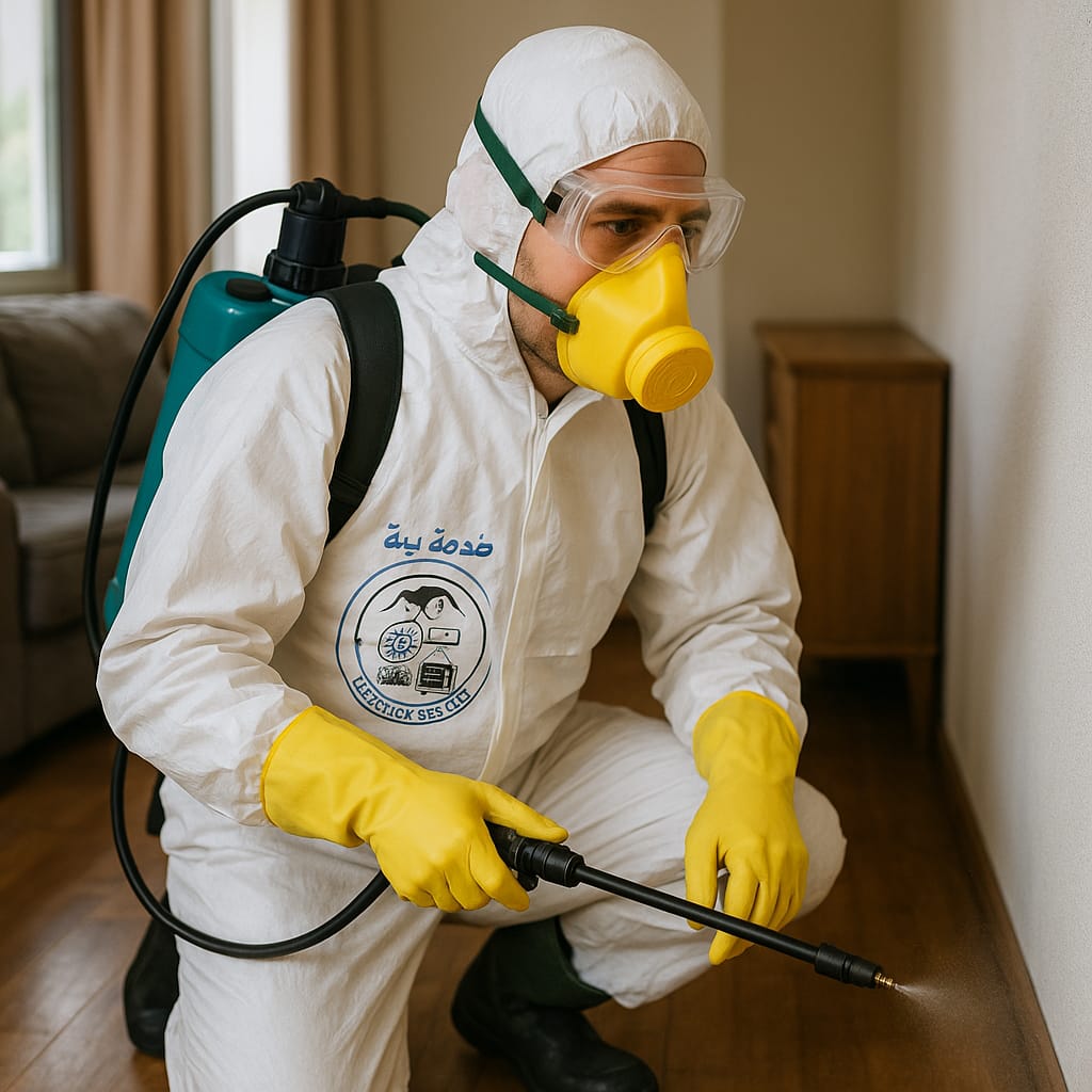 رش حشرات آمن وصديق للبيئة في المدينة المنورة