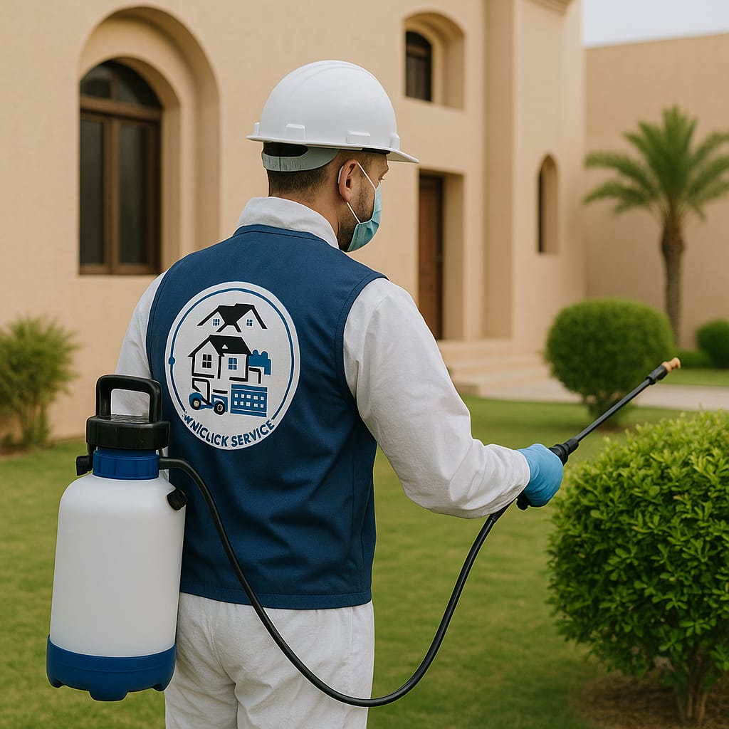 عامل رش حشرات في المدينة المنورة من شركة خدمة بنقرة